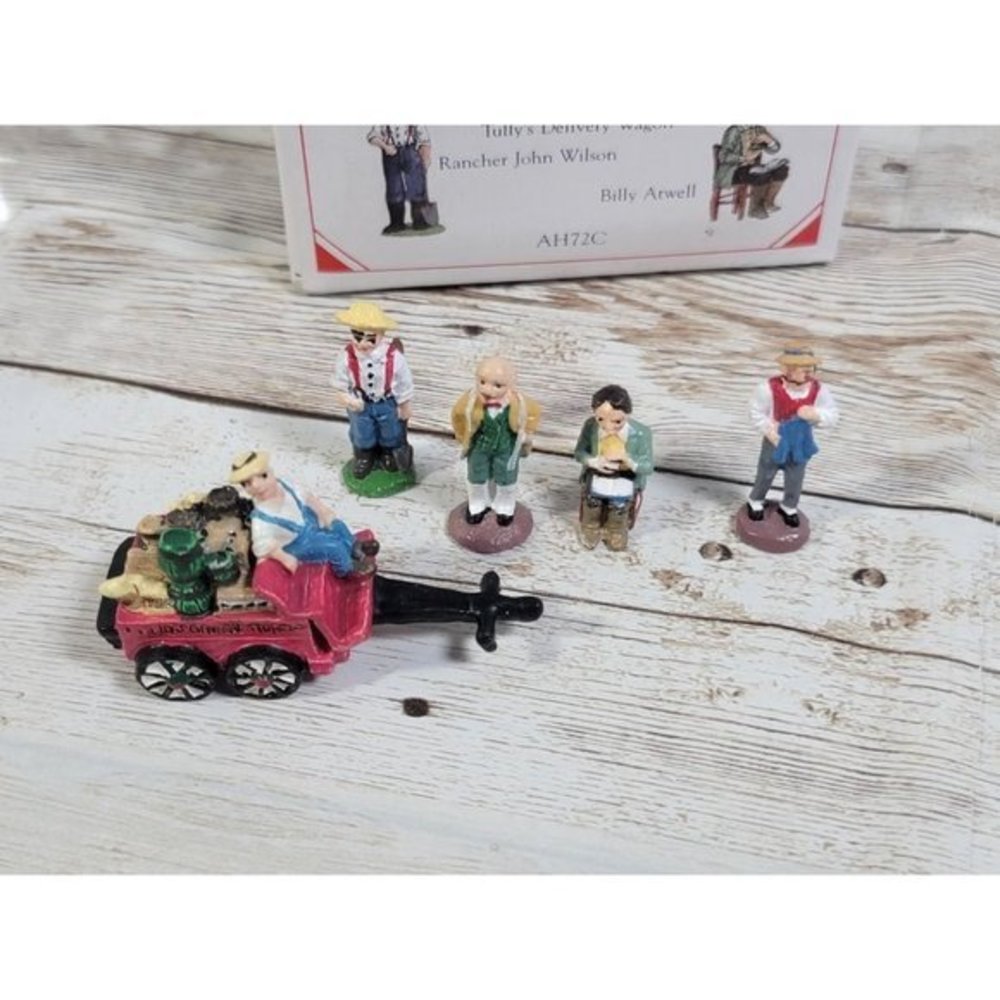 The Liberty Falls Hand Painted Pewter Collection Tully's Delivery Wagon Miniatur - Picture 9 of 10